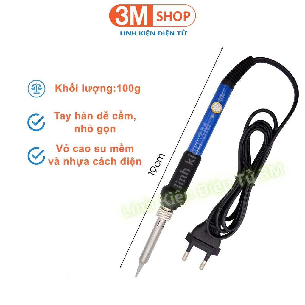 Mỏ hàn thiếc điều chỉnh nhiệt độ, máy hàn chì mini, mỏ hàn tq936 60w 220v và phụ kiện hàn, thiếc hàn, bộ mũi hàn, kệ hàn