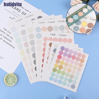 1 Cuộn Miếng Dán Chấm Bi Nhiều Màu Trang Trí Sổ Tay DIY