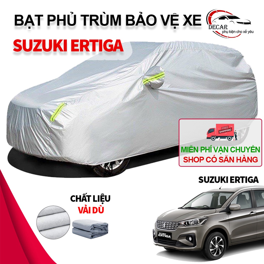 Bạt phủ xe ô tô 3 lớp thông minh vải dù oxford áo trùm bảo vệ 7 chỗ che nắng,nóng,mưa