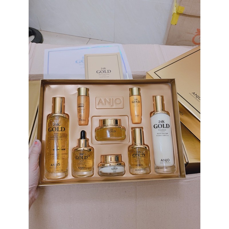 SET DƯỠNG DA 24K ANJO