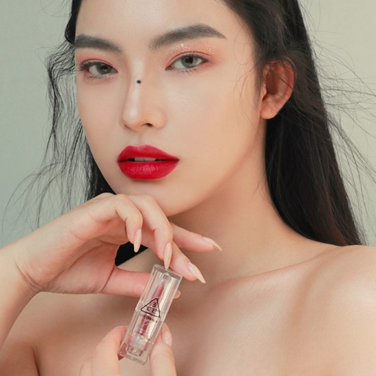 SON THỎI 3CE DEEP UNDER Soft Matte Lipstick  Son 3ce Clear Layer Edition Vỏ Vân Đá Check Hidden Tag Chuẩn