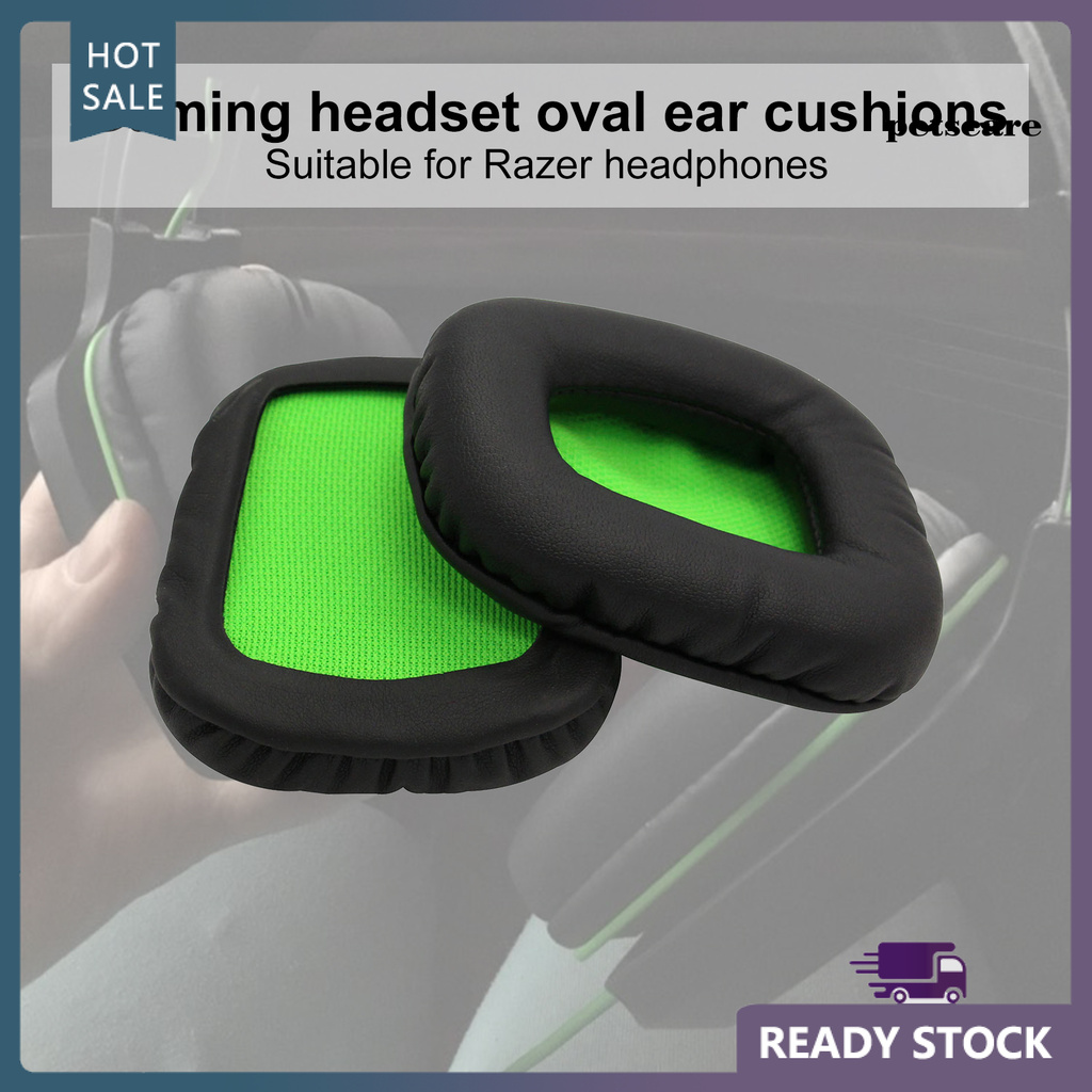 Set 2 Đệm Tai Nghe Thay Thế Bằng Da Cao Su Non Mềm Cho Razer Electra | BigBuy360 - bigbuy360.vn