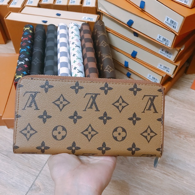 Ví Dài Dây Kéo Cầm Tay Full Box  Rosabeli