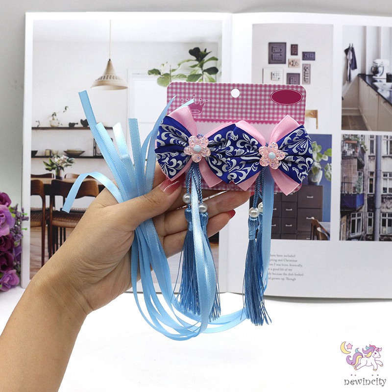 Phụ Kiện Cài Tóc Tua Rua Phong Cách Trung Hoa