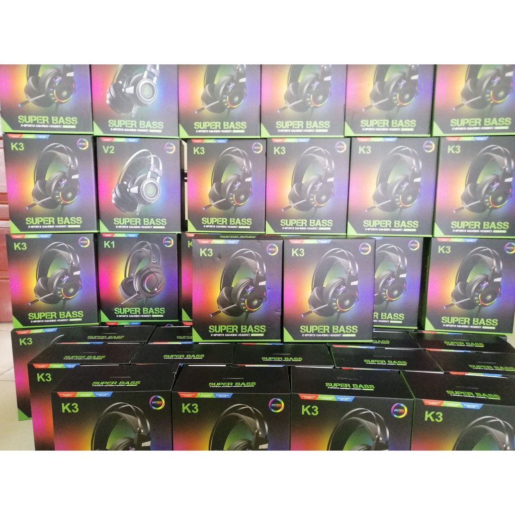 Tai nghe máy tính chơi game Tuner K1,K3 USB 7.1 LED RGB, âm thanh vòm,có mic,CHÍNH HÃNG BH 1 NĂM Liên hệ mua hàng 084.20