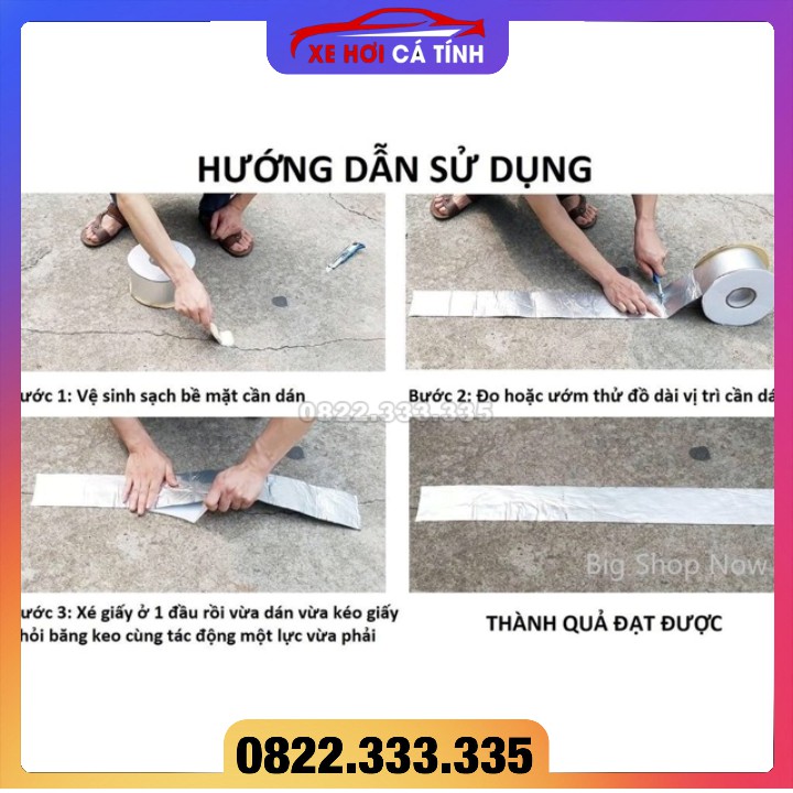 Flash sale  Băng Keo chống thấm - chống dột - siêu dính 5cm x 5m - Chống thấm đa năng phù hợp mọi bề mặt