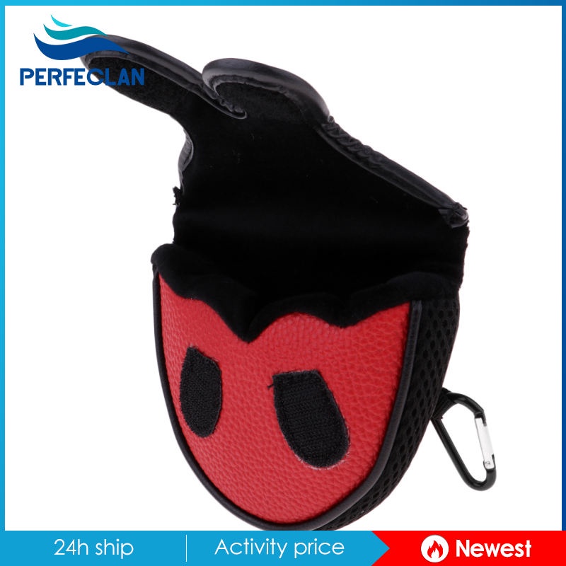 Vỏ Bọc Bảo Vệ Đầu Gậy Đánh Golf Bằng PU Màu Đen Siêu Bền Tiện Dụng