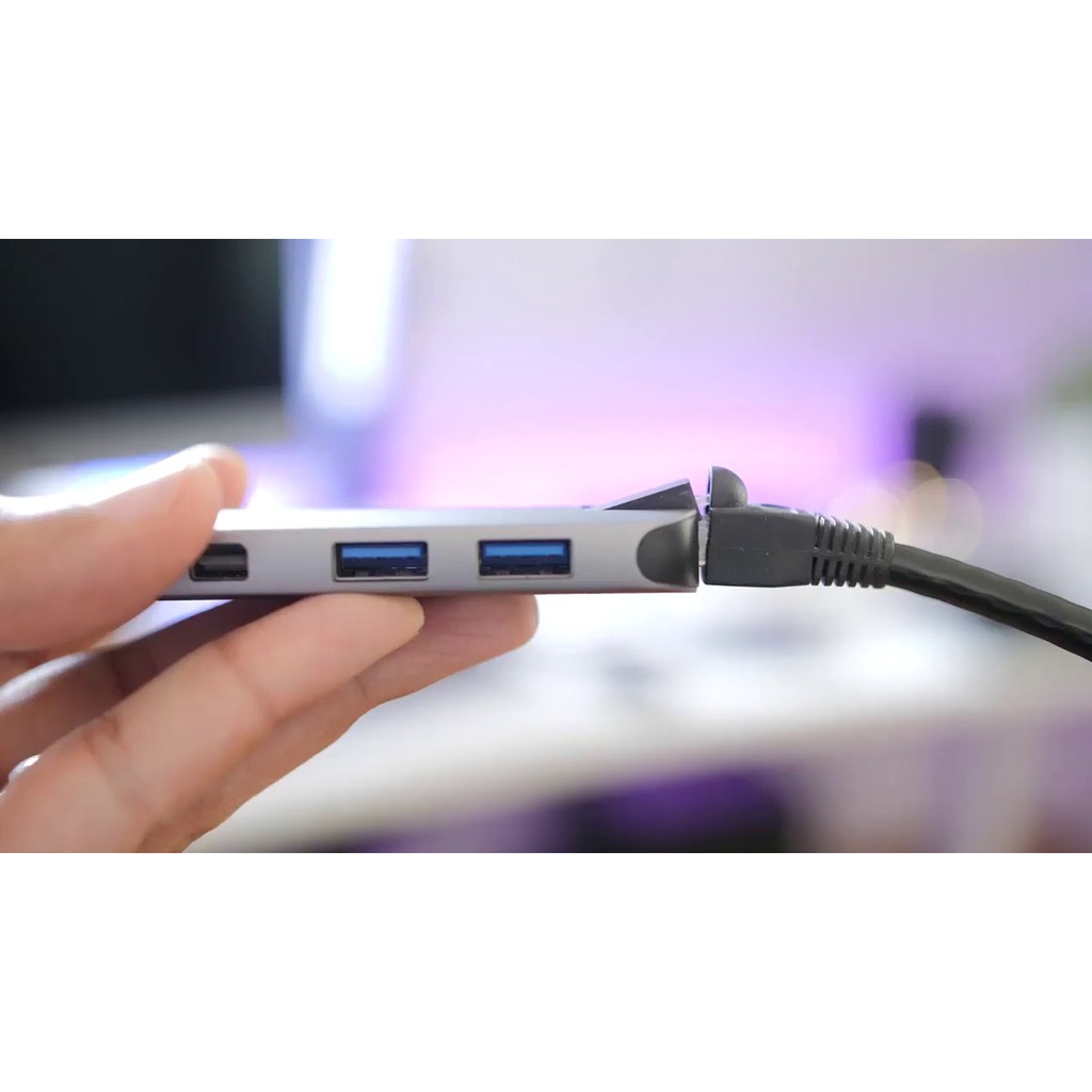 Cổng Chuyển Hyperdrive SLIM 8 in 1 USB-C Hub for MacBook, PC & Devices