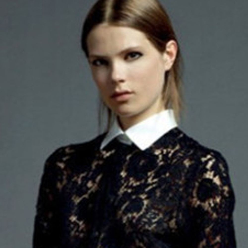 Cổ Áo Sơ Mi Giả Màu Trơn Phối Ren Thời Trang Cổ Điển Cho Nữ