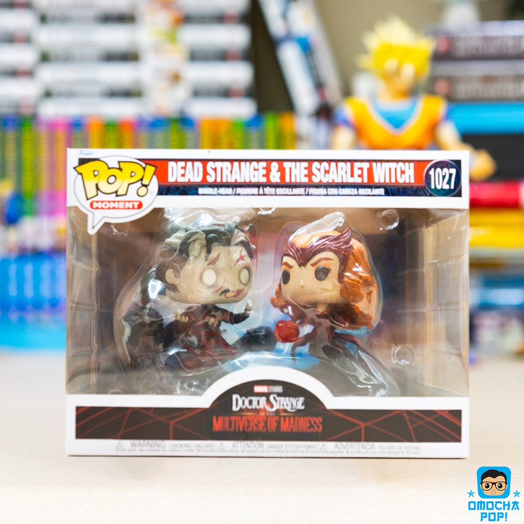 Mô Hình Chính Hãng Funko Pop! Moment Marvel: Doctor Strange Multiverse of Madness - Dead Strange and Scarlet Witch #1027