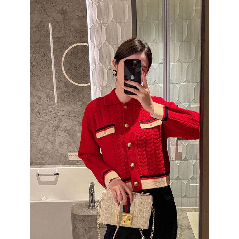 Áo cardigan polo túi vuông-jocasta