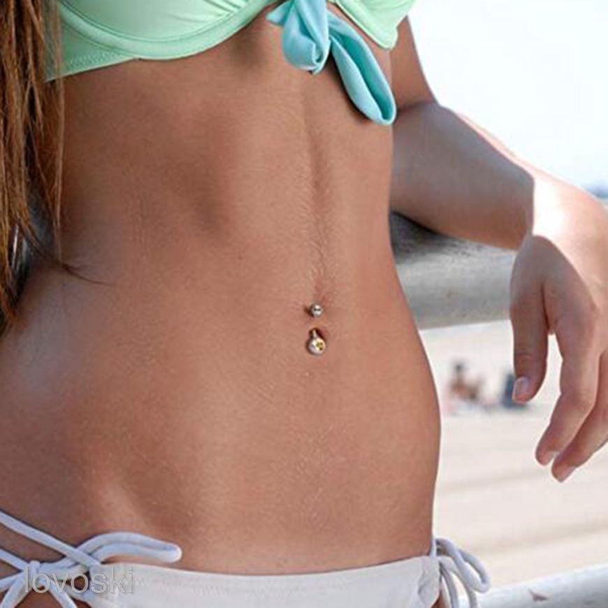 Bộ 10 Khuyên RốN ĐíNh Đá Xinh XắN 18g