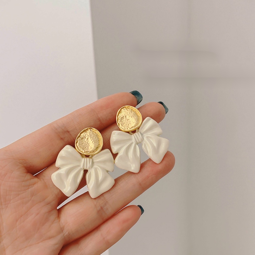 Hàn Quốcbowknotladiesearringsbeautifulearrings