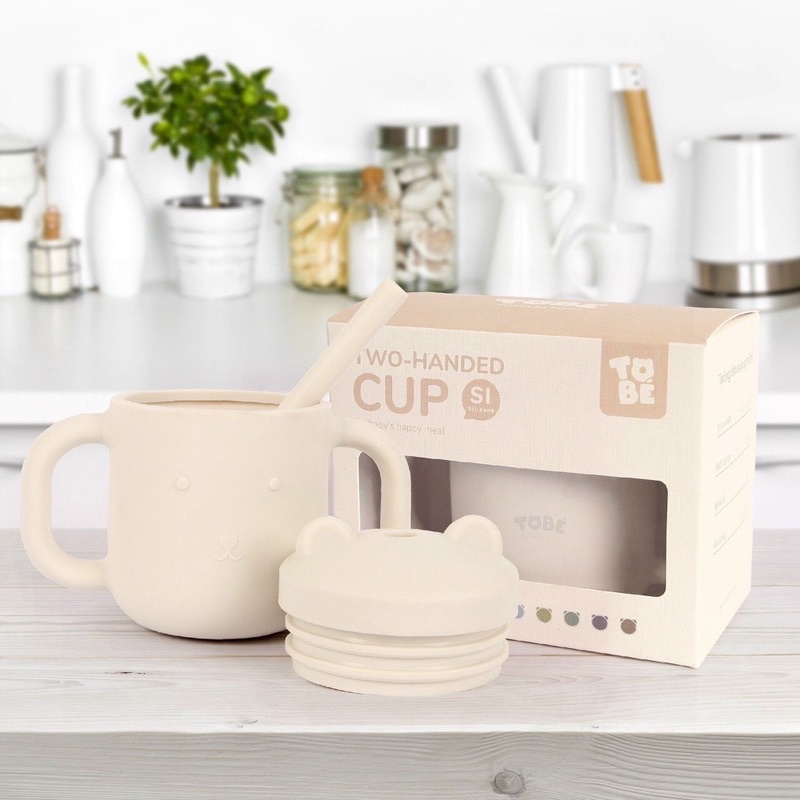 Cốc tập uống nước silicone Tobe dung tích 120ml