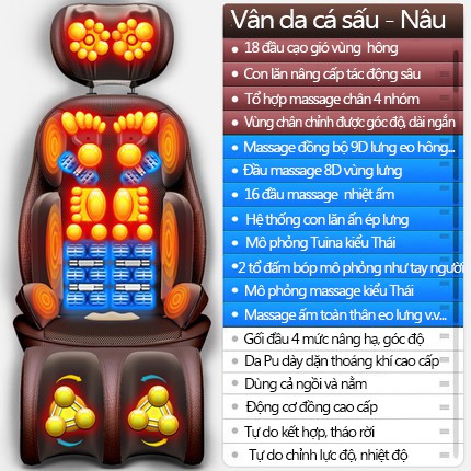 JSK3305A/AM607G Ghế Massage BENBO Thư giãn Trị liệu Toàn Thân