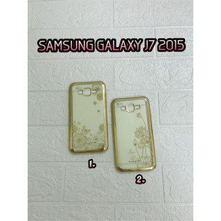 Ốp lưng dẻo viền đá cho samsung j7 2015