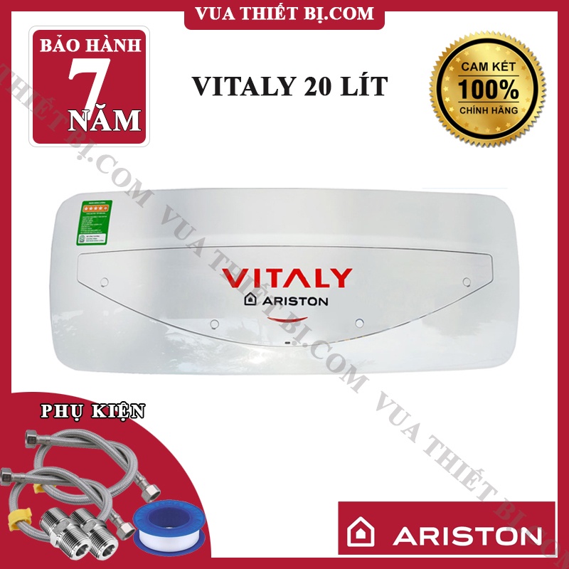 [20L] ARISTON VITALY SLIM 20 Lít - VITALY 20 SL - Bình Nóng Lạnh Gián Tiếp