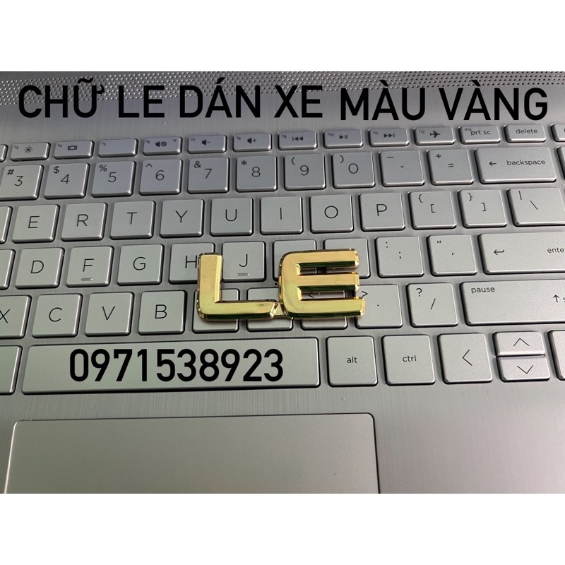 LOGO CHỮ CAMRY LE VÀNG CAO CẤP GIÁ RẺ