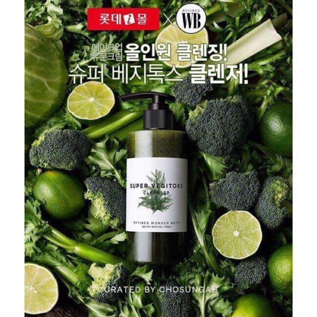 Sữa Rửa Mặt rau củ quả''Thải Độc''  Super Vegitoks