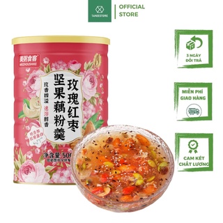 Bột củ sen hoa hồng mix hạt dinh dưỡng giảm cân dưỡng nhan ăn kiêng