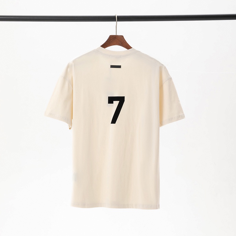 Áo Thun Cổ Tròn Tay Ngắn Thoáng Khí In Số 7 7