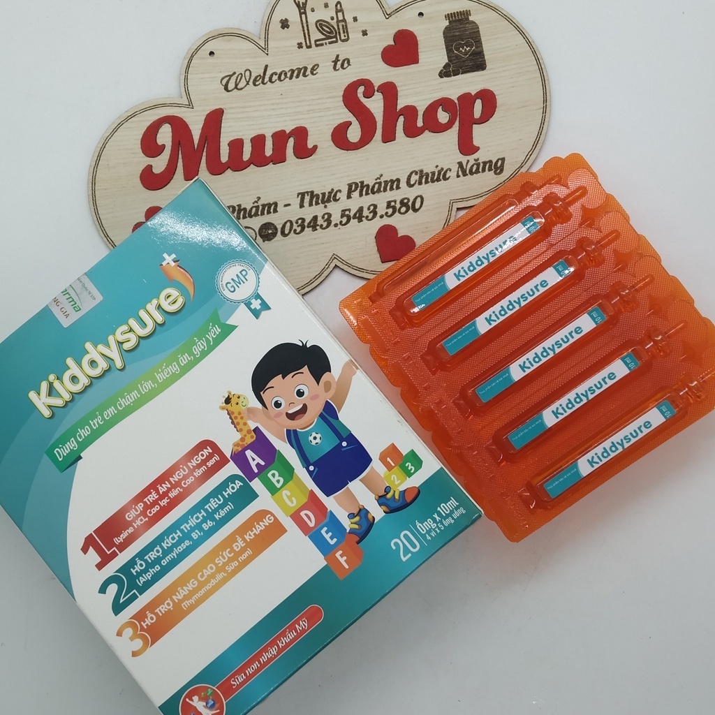 Siro Kiddysure hộp 20 ống