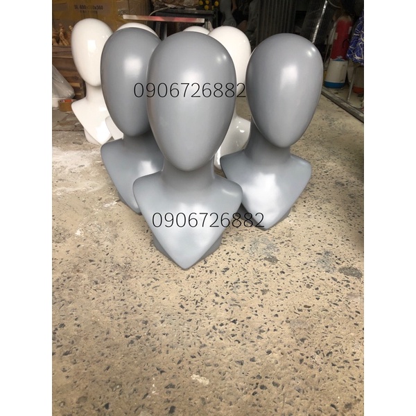 Đầu manocanh đội nón ,tóc giả cao cấp