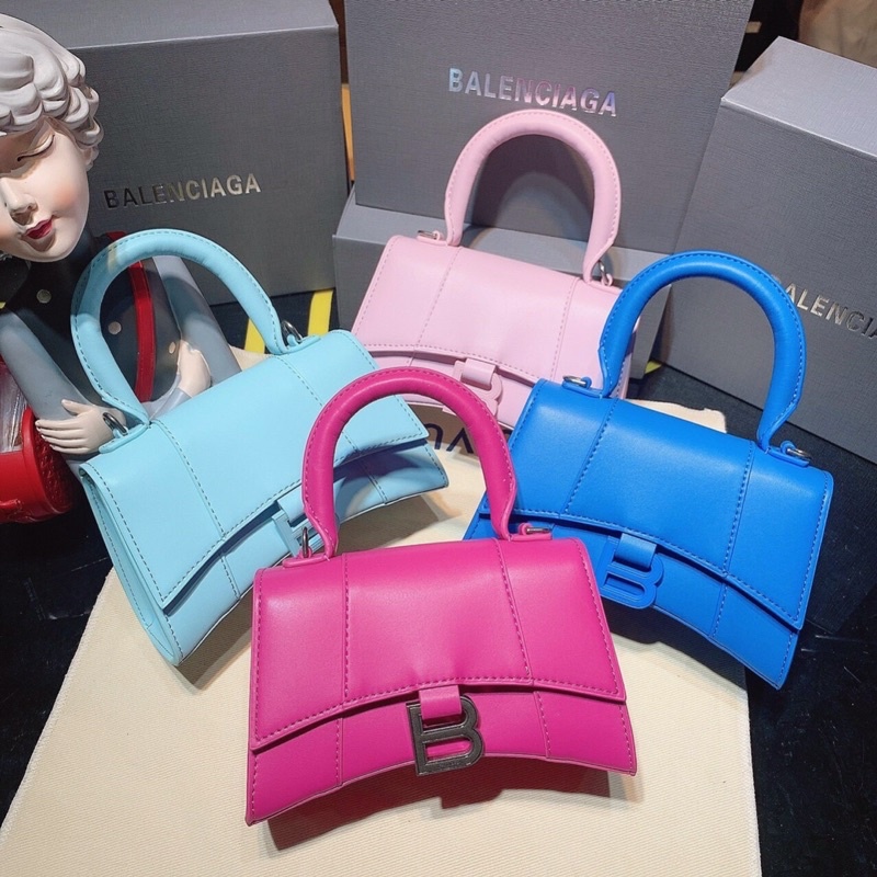 Túi xách balencia khoá chữ B sz 18