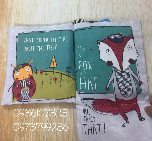 Sách vải kích thích thị giác Dưới gốc cây