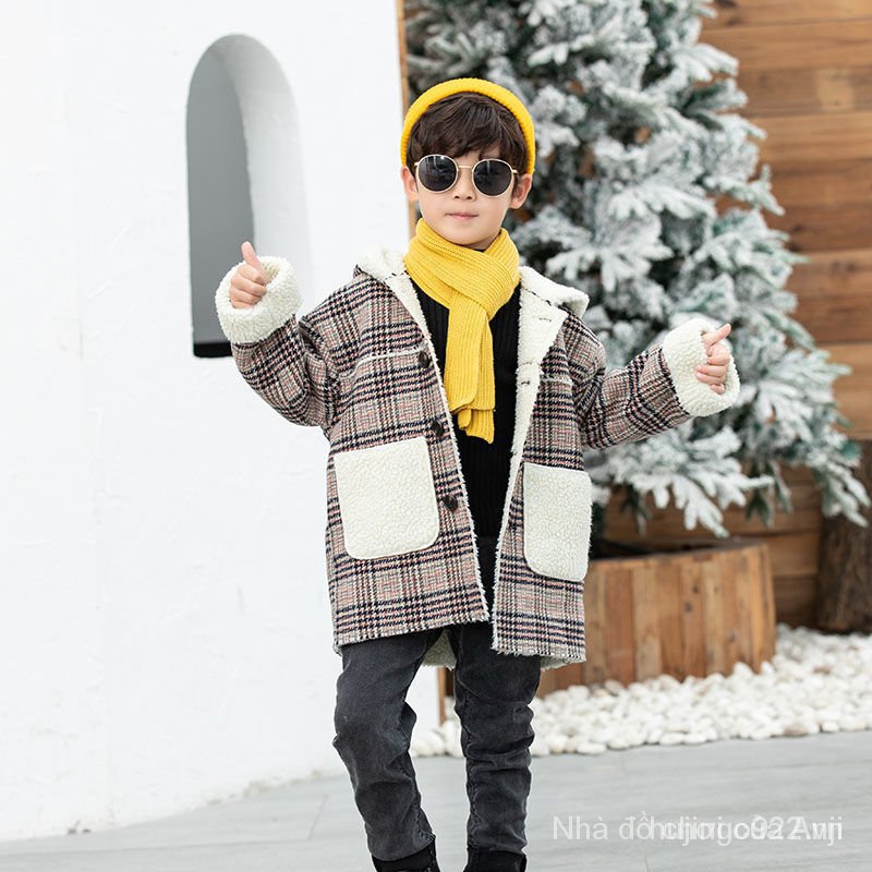 Long Sleeve Jacket With Fashionable Hats For Boys