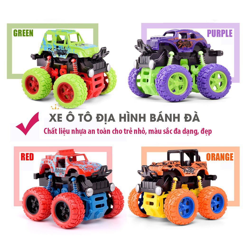 Đồ Chơi Ô Tô Địa Hình - Siêu Xe Quái Xế Monster Truck Siêu Bền Bỉ Cho Bé Vui Chơi Giải Trí - ALOKIDS TB