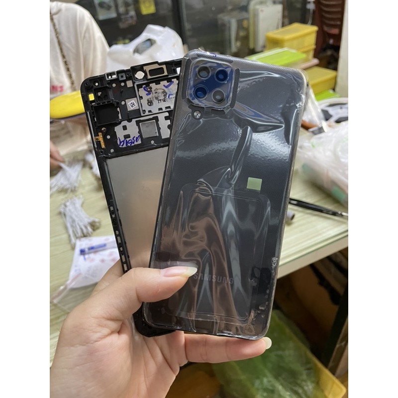 Vỏ Bộ Điện thoại samsung A12 A125 zin new hãng