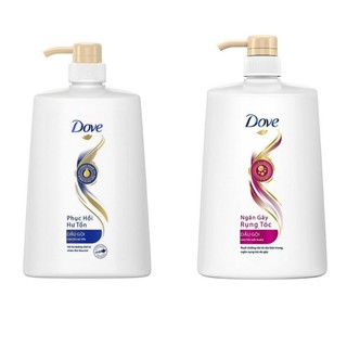 Dầu gội dove 880g: ngăn rụng tóc ,phục hồi hư tổn