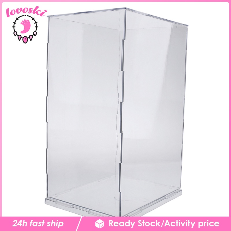 Hộp trong suốt trưng bày mô hình xe hơi 25cm