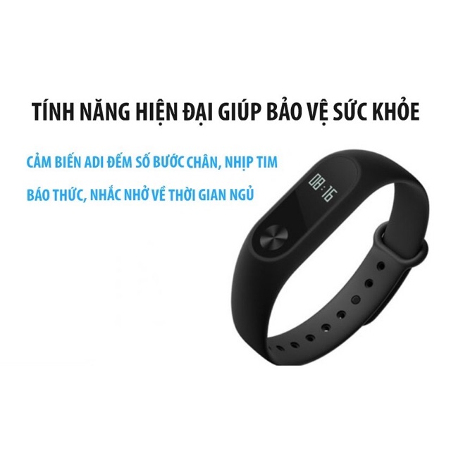 Vòng đeo tay thông minh Xiaomi Miband 2 - Digiworld