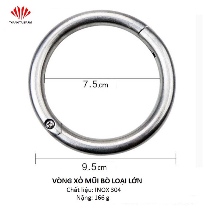Kìm bấm mũi Bò, bằng hợp kim thép không gỉ, dùng để xỏ vòng inox
