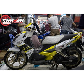 Tem Trùm Nouvo 4 LX Trắng Vàng Semakin