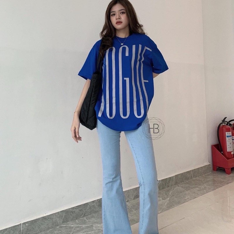 Áo thun Vogue summer cotton 2C định lượng 250gms Yolo Store vải dày dặn, không xù lông trẻ trung, thịnh hành