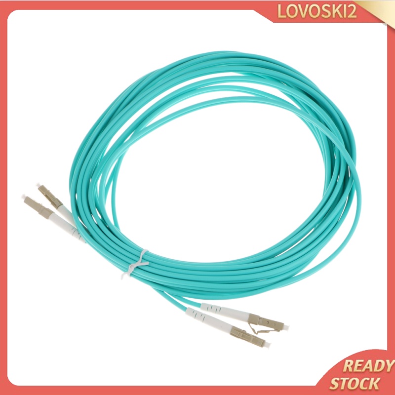 [LOVOSKI2]3Meter LC To LC Fiber Patch Cable Cord Jumper Duplex Connector Dual Core