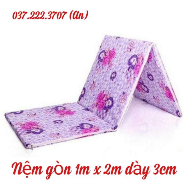 Nệm gòn ép hàn quốc (1m x 2m) dày 3cm