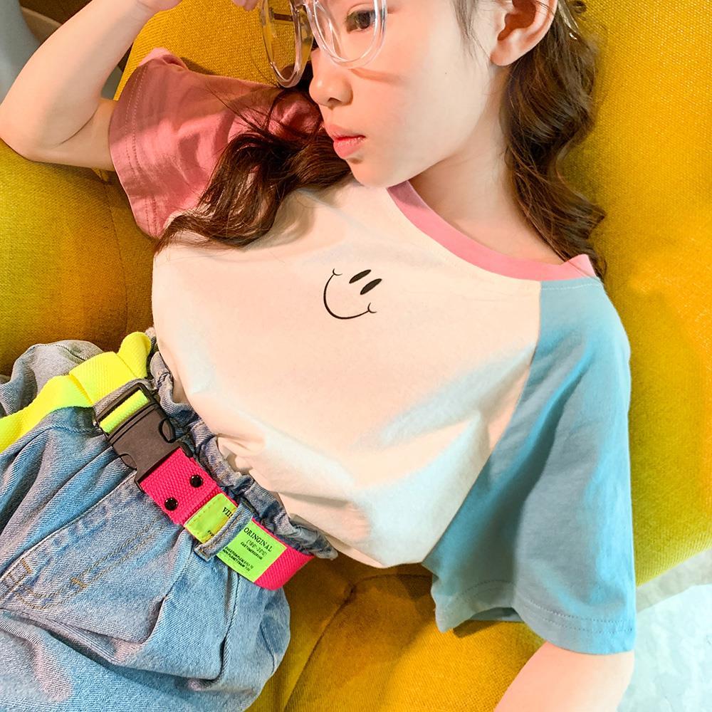 Áo thun tay ngắn thiết kế mới theo phong cách Hàn Quốc thời trang cao cấp mùa hè 2022