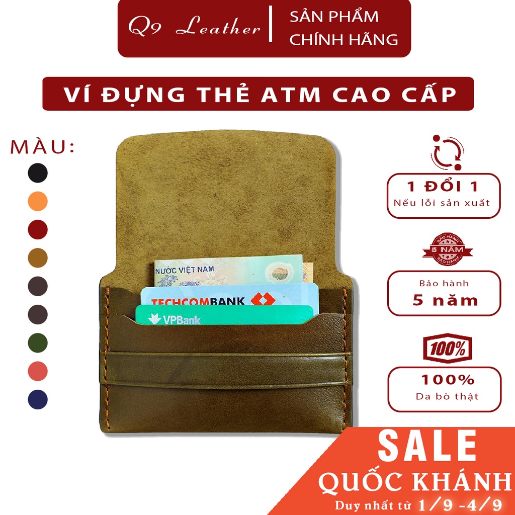 Ví đựng name card cao cấp - Cam kết 100% da bò thật - Sản phẩm chính hãng - C01