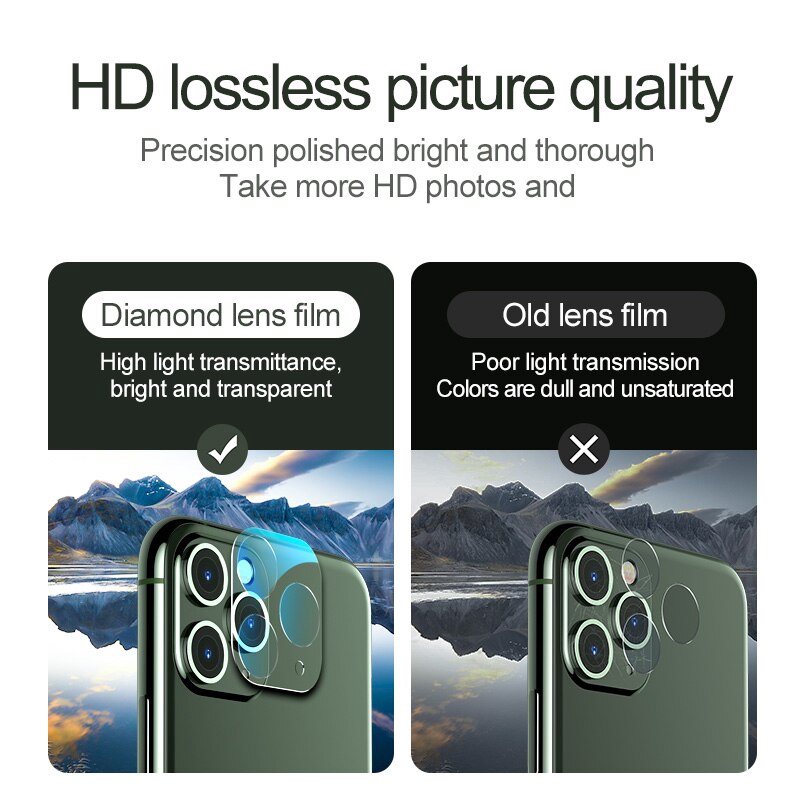 Phim Dán Bảo Vệ Ống Kính Máy Ảnh Trong Suốt Chống Sốc Cho iPhone 11 12 13 14 Max XR X XS 7 + 8 + 7 8