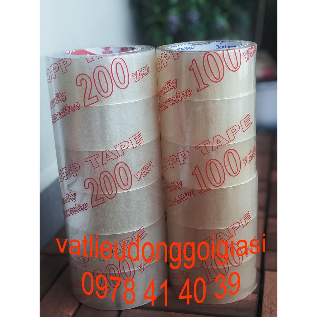 1 CUỘN BĂNG KEO TRONG DÁN THÙNG