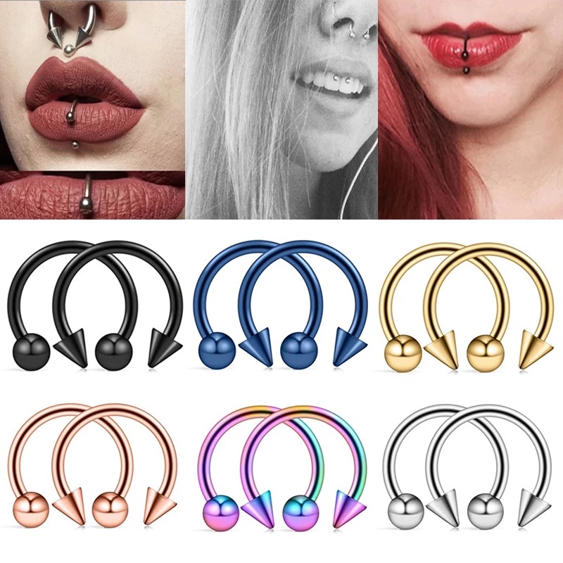1 Khuyên Xỏ Cơ Thể Hình Nón Thời Trang Cá Tính