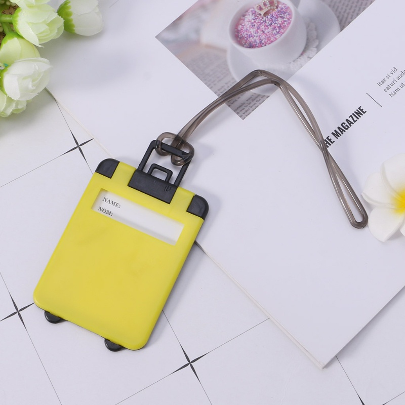 Thẻ Đánh Dấu Ghi Tên Hành Lý Bằng ABS Tiện Dụng