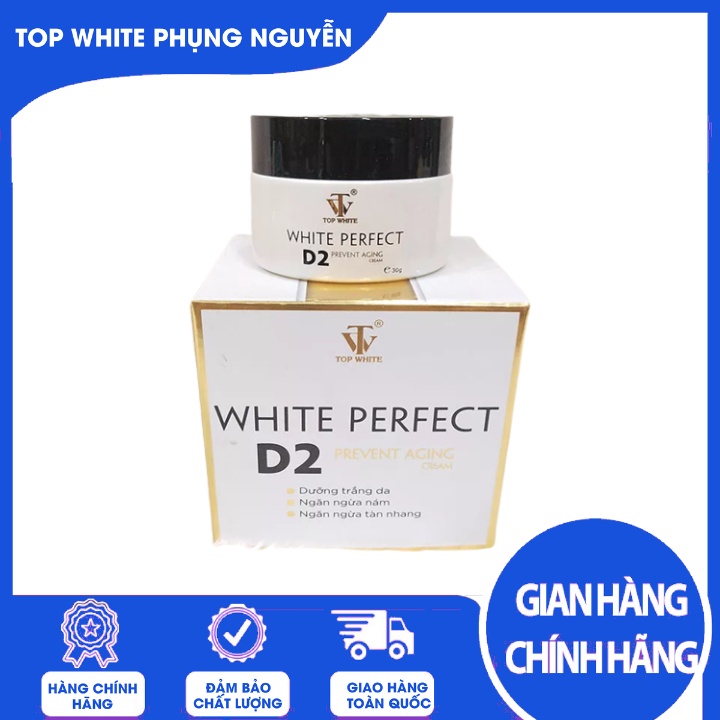 Kem Dưỡng Trắng Da Ban Đêm Topwhite White Perfect D2