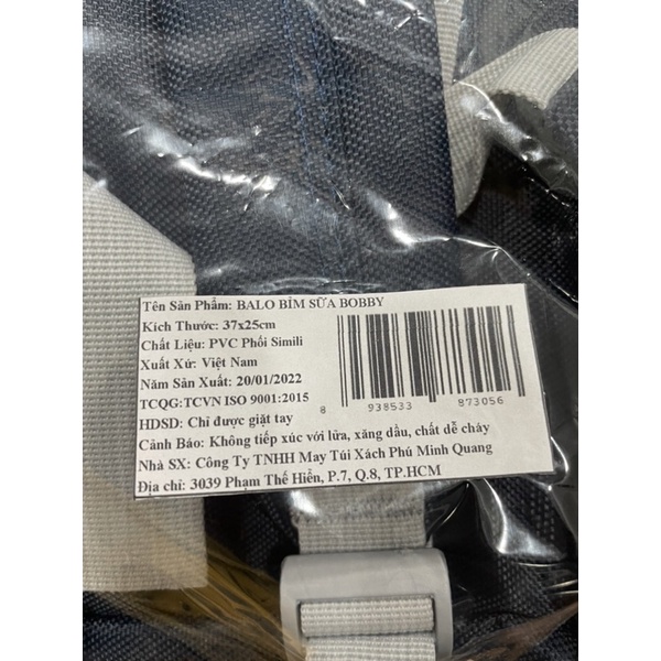 Balo bỉm sữa Mẹ &amp; Bé bobby( mẫu mới nhất 2022)