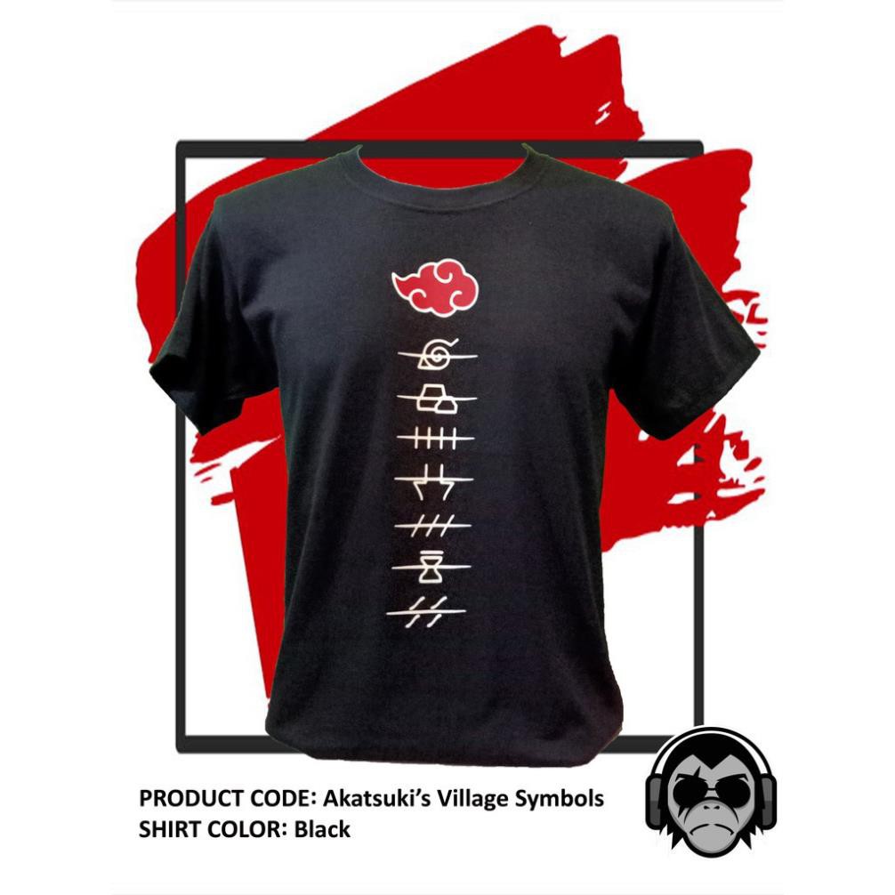 Áo thun Akatsuki Naruto Anime Inspired Shirt unisex đẹp