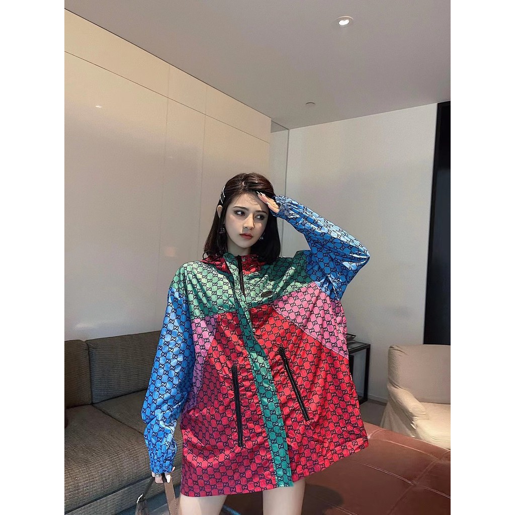 [Babe I'm Real] Áo Jacket Gucci Multicolor FW21 ( Full Tag, mac,... ) | BigBuy360 - bigbuy360.vn